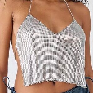 Urban Outfitters Chain Halter Top